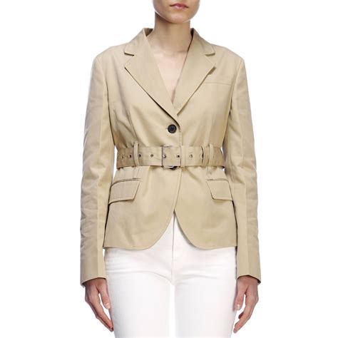 prada beige canvas jacket.